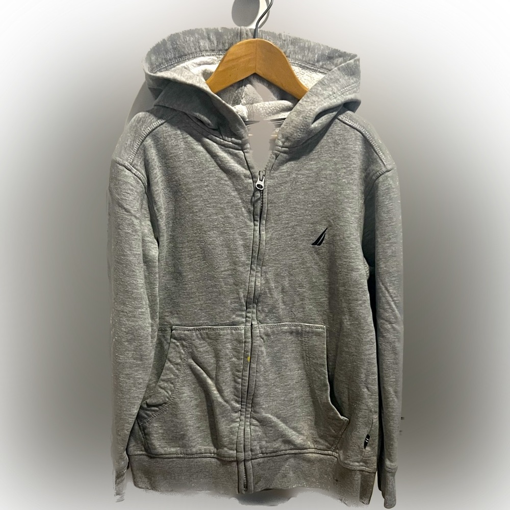Boys' Zip Up Hoodie Sweatshirt Grey